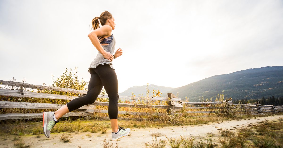 woman running